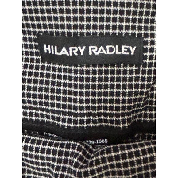 Hilary Radley Black and White Check Pull On Pants size Small. - Picture 3 of 6